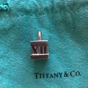 Tiffany Sterling Silver Atlas Charm - Authentic